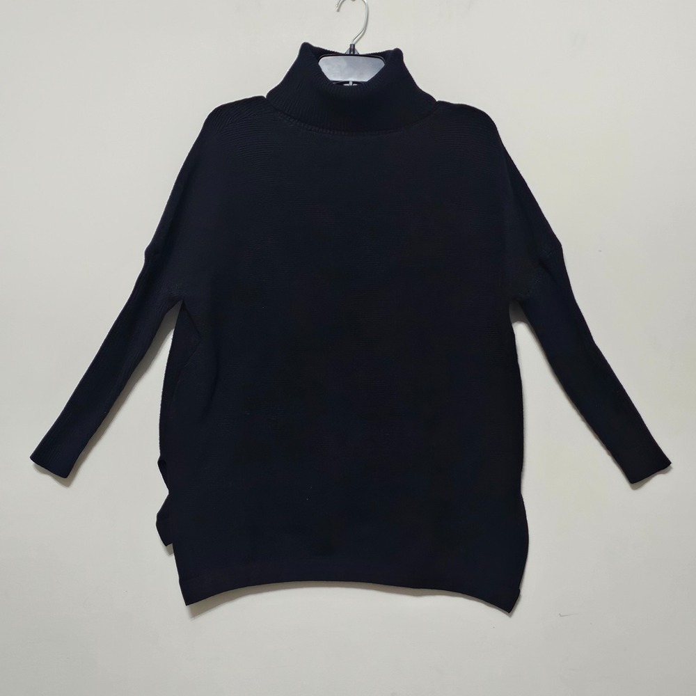 Efan Women's Sweater M‎ Black Turtleneck 0617